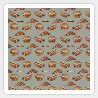 Fast Food Pattern Sticker